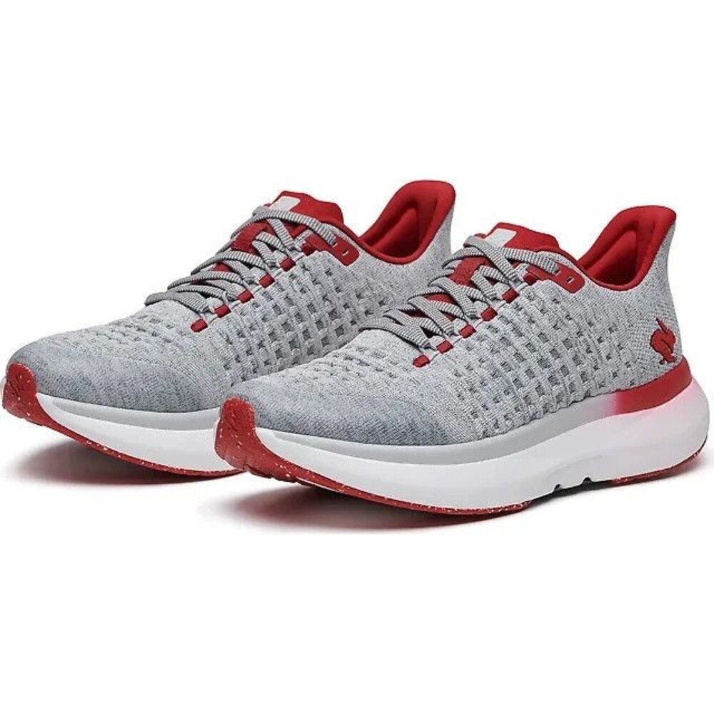 Rabbit Running Dream Chaser Men's Running Sneakers Shoes Gray Red NIB SZ 10